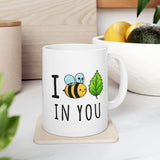 I Bee Leaf in You Mug - Cute Bee Pun Coffee Mug - Motivational Gift for Friends, Coworkers, Teachers - 11 oz or 15 oz Mug - I Believe In You