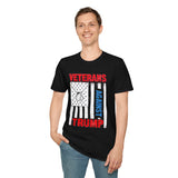 Veterans Against Trump Graphic T-Shirt – Anti Trump Shirt for Veterans & Supporters, Patriotic Political Tee, Progressive Activist Apparel for Men & Women