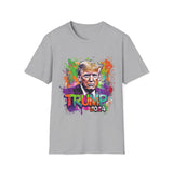 Trump 2024 - Mixed Colors | President Trump, Donald Trump, MAGA, POTUS, Drain The Swamp  | Unisex Softstyle T-Shirt