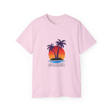 Tropical Summer | Motivational T-Shirt, Summertime, Beach Time, Gift For Him 0r Her, Inspirational Unisex Tee, Novelty Clothing Shirt