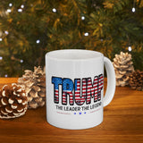 TRUMP The Leader The Legend | President Donald Trump, POTUS, USA | White Ceramic Novelty 11/15oz Mug