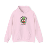 Alien 'I Came, I Saw, I Forgot' Hoodie – Funny Stoner Extraterrestrial Pullover