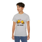 Bee Mine Valentine's Day Be Mine |  Ultra 100% US Cotton Tee | BFF T-shirt, Lovers Mens/Womens Tshirt Gift For Valentines