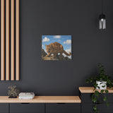 Mountain Lion Canvas Art - Nature Wall Decor, Wild Animal Print, Home Decor, Gift for Nature Lovers, Wildlife Photography