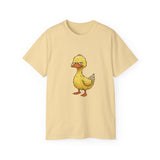 Grumpy Duck T-Shirt | Funny Tired Duck Shirt | Cute Sarcastic Animal Tee Gift for Duck Lovers, Coffee Fans & Lazy Mood Humor Outfit