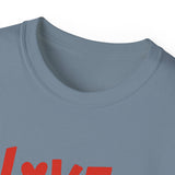 Love Actually Is All Around T-Shirt | Retro Valentine's Day Shirt, Positive Quote Tee, 13 Color Options, Unisex Gift Idea