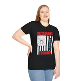 Veterans Against Trump Graphic T-Shirt – Anti Trump Shirt for Veterans & Supporters, Patriotic Political Tee, Progressive Activist Apparel for Men & Women