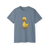 Grumpy Duck T-Shirt | Funny Tired Duck Shirt | Cute Sarcastic Animal Tee Gift for Duck Lovers, Coffee Fans & Lazy Mood Humor Outfit