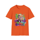 Trump 2024 - Mixed Colors | President Trump, Donald Trump, MAGA, POTUS, Drain The Swamp  | Unisex Softstyle T-Shirt