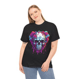 Skull Face DL-27 Unisex Heavy Cotton T-Shirt