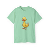 Grumpy Duck T-Shirt | Funny Tired Duck Shirt | Cute Sarcastic Animal Tee Gift for Duck Lovers, Coffee Fans & Lazy Mood Humor Outfit