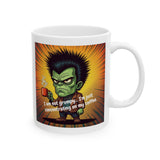 I  Am Not Grumpy... Im Just Concentrating On My Coffee | Coffee Lovers, Hulk, Retired | White Ceramic Mug 11/15oz