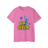 Six Seven Meme T-Shirt - Funny Viral Gen Alpha Trend Tee - Basketball Slam Dunk Shirt - Youth Humor Gift - Unisex Graphic Tee