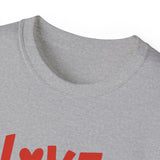 Love Actually Is All Around T-Shirt | Retro Valentine's Day Shirt, Positive Quote Tee, 13 Color Options, Unisex Gift Idea