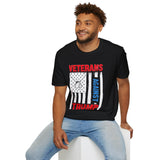 Veterans Against Trump Graphic T-Shirt – Anti Trump Shirt for Veterans & Supporters, Patriotic Political Tee, Progressive Activist Apparel for Men & Women
