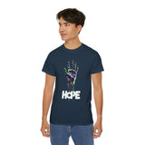 HOPE Neon Dripping Hand T-Shirt – Bold Futuristic Design, Eye-Catching Streetwear, Inspire & Stand Out in Style!