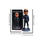 The Trumpinator Bobblehead – Donald Trump Action Figure Collectible Toy – Funny Political Gag Gift for Republicans, Trump Supporters & Conservatives – Trump Terminator Figurine