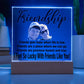 Personalize Your Friendship... I Feel So Lucky With Friends Like You! | Customized Square Acrylic Plaque