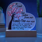 A Limb Has Fallen from The Family | Tree Sympathy Acrylic Plaque with Wooden Stand | In loving memory of loved | Table Decor | Bereavement Condolences Gifts