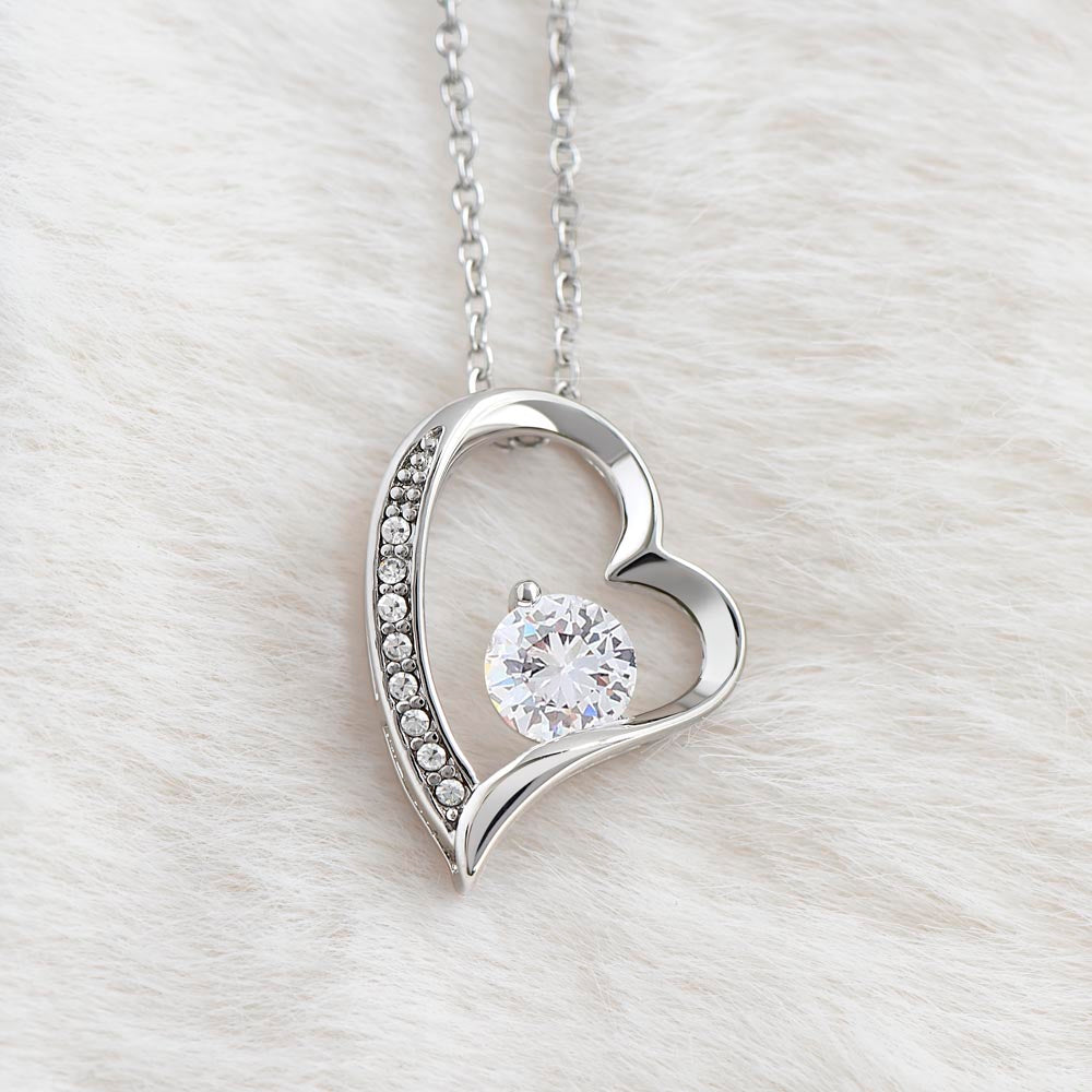 Merry Christmas Bonus Mom!!! | Forever Love Necklace | Message Card Jewelry