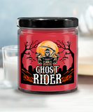 Ghost Rider | Halloween, Ghosts, Haunted House, Motorcycle | 9oz & 16 oz Scented Soy Candle