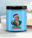 A Trump Christmas 🎄🎁 | MAGA, Fake News, American First, The Swamp | 9/16 oz Scented Soy Candle