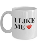 I Like Me | 11/15 oz White Ceramic Deadpool & Wolverine Gift Mug