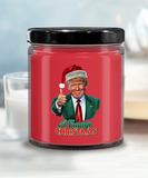 A Trump Christmas 🎄🎁 | MAGA, Fake News, American First, The Swamp | 9/16 oz Scented Soy Candle