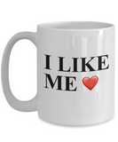 I Like Me | 11/15 oz White Ceramic Deadpool & Wolverine Gift Mug