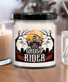 Ghost Rider | Halloween, Ghosts, Haunted House, Motorcycle | 9oz & 16 oz Scented Soy Candle