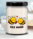 Bee Mine | Valentines Be Mine | 9/16 ounce Scented Soy Gift Candle