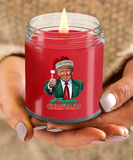 A Trump Christmas 🎄🎁 | MAGA, Fake News, American First, The Swamp | 9/16 oz Scented Soy Candle