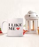 I Like Me | 11/15 oz White Ceramic Deadpool & Wolverine Gift Mug