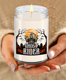 Ghost Rider | Halloween, Ghosts, Haunted House, Motorcycle | 9oz & 16 oz Scented Soy Candle