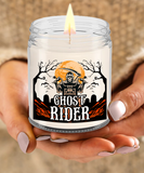 Ghost Rider | Halloween, Ghosts, Haunted House, Motorcycle | 9oz & 16 oz Scented Soy Candle