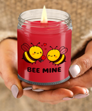 Bee Mine | Valentines Be Mine | 9/16 ounce Scented Soy Gift Candle