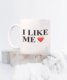 I Like Me | 11/15 oz White Ceramic Deadpool & Wolverine Gift Mug