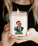 A Trump Christmas 🎄🎁 | MAGA, Fake News, American First, The Swamp | 9/16 oz Scented Soy Candle