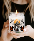 Ghost Rider | Halloween, Ghosts, Haunted House, Motorcycle | 9oz & 16 oz Scented Soy Candle