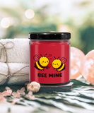 Bee Mine | Valentines Be Mine | 9/16 ounce Scented Soy Gift Candle