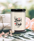 A True Love Story Never Ends | Marriage, Valentine's Day, Engagement 9/16 oz Scented Soy Candle Gift