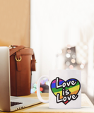 Love Is Love | 11/15 oz White Ceramic Rainbow Gift Mug