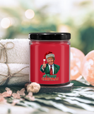 A Trump Christmas 🎄🎁 | MAGA, Fake News, American First, The Swamp | 9/16 oz Scented Soy Candle