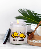 Bee Mine | Valentines Be Mine | 9/16 ounce Scented Soy Gift Candle