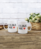 I Like Me | 11/15 oz White Ceramic Deadpool & Wolverine Gift Mug