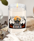 Ghost Rider | Halloween, Ghosts, Haunted House, Motorcycle | 9oz & 16 oz Scented Soy Candle