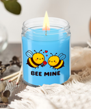 Bee Mine | Valentines Be Mine | 9/16 ounce Scented Soy Gift Candle