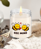 Bee Mine | Valentines Be Mine | 9/16 ounce Scented Soy Gift Candle