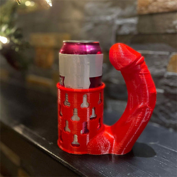 Beer Can Cover Funny Novelty Bottle Sleeve Case Cover Bottle Holder Thermal Bag Birthday Holiday Spoof Party Accessory