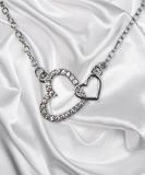 To My Wife - Interlocking Hearts Necklace Birthday, Anniversary, Christmas Gift